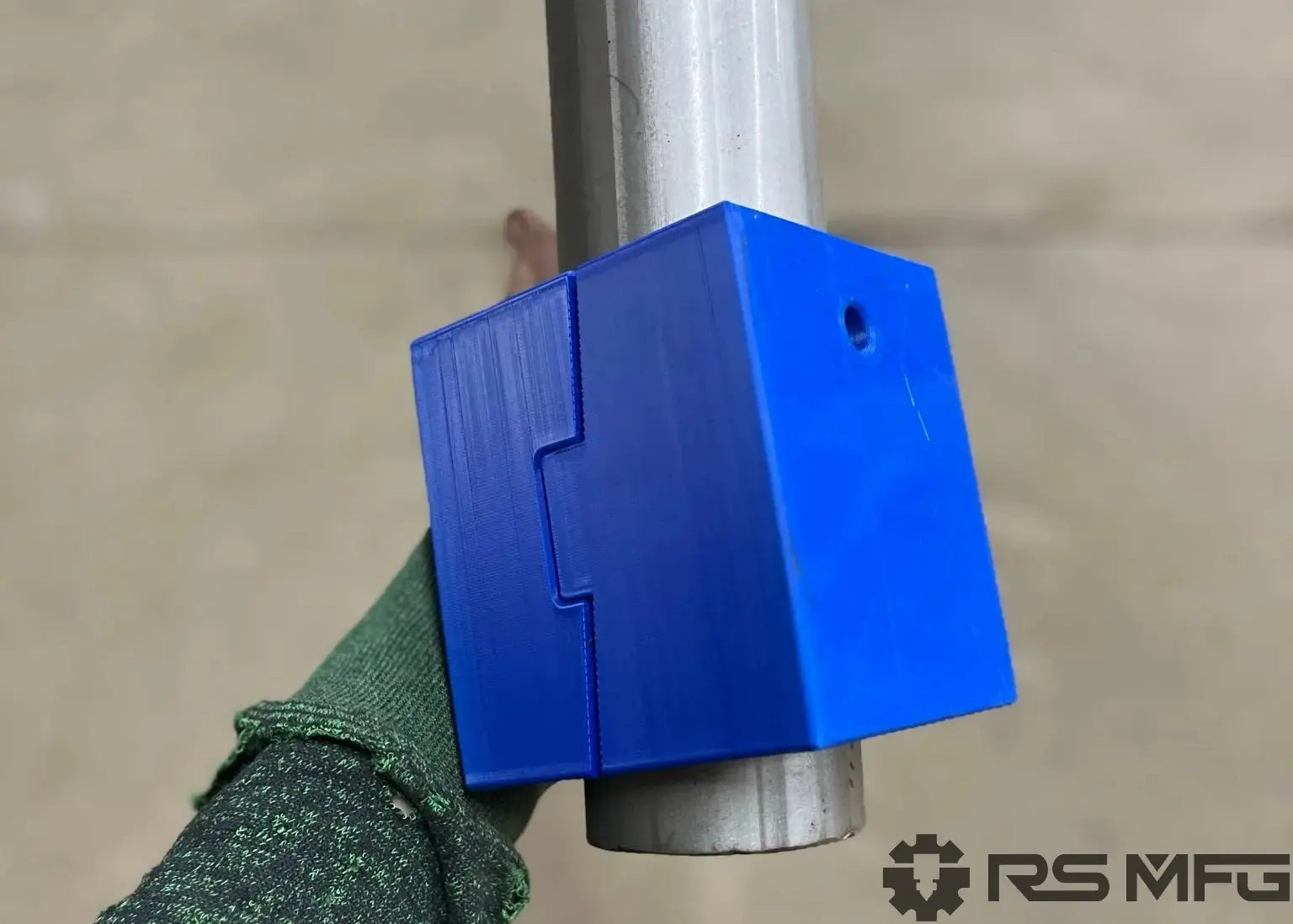 stainless pie cutting bandsaw jig