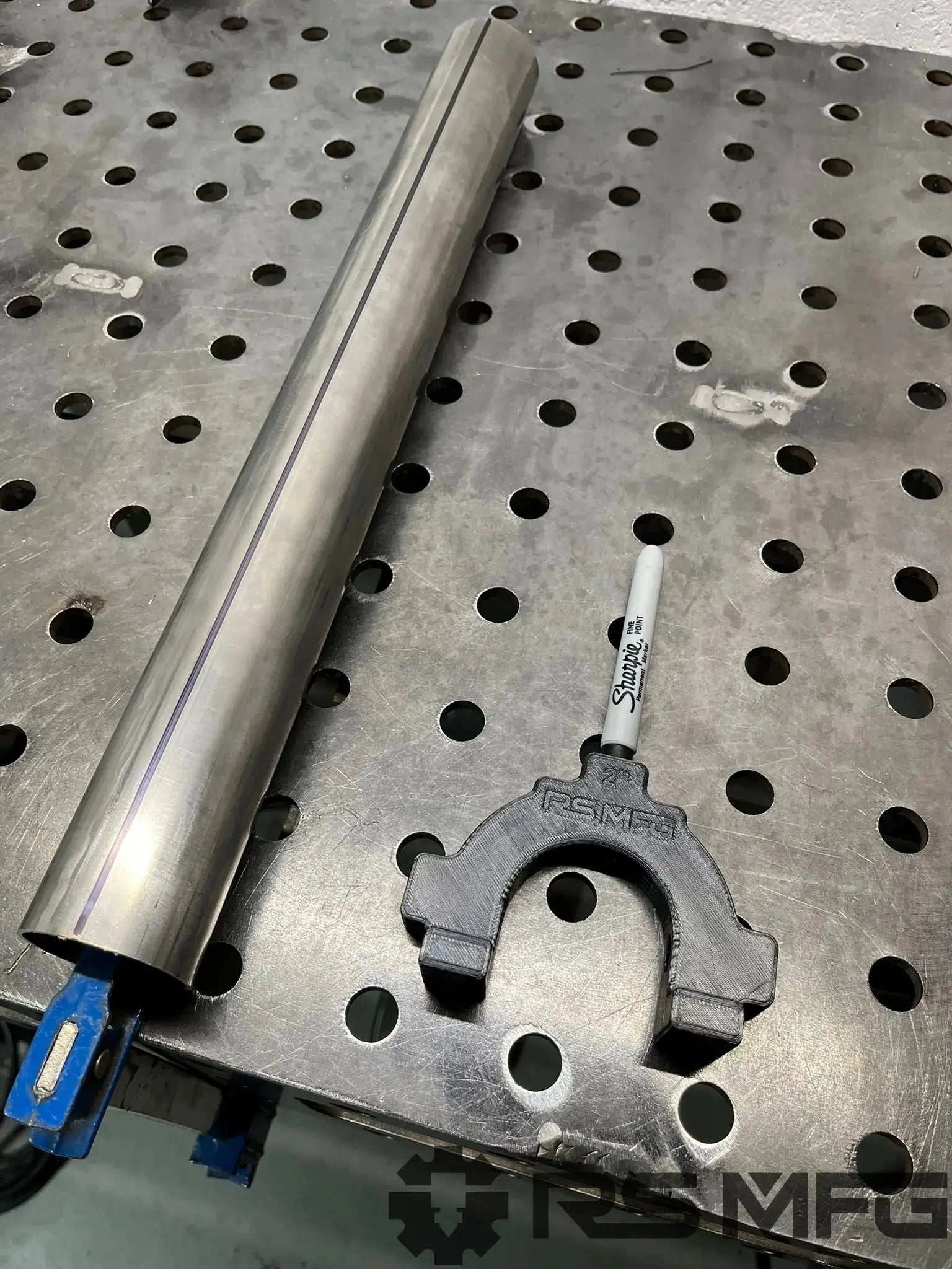 line marking tool for exhaust fabrication